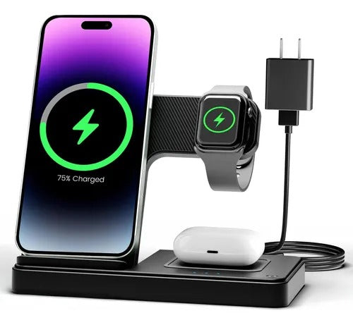 Cargador Inalambrico 3 En 1