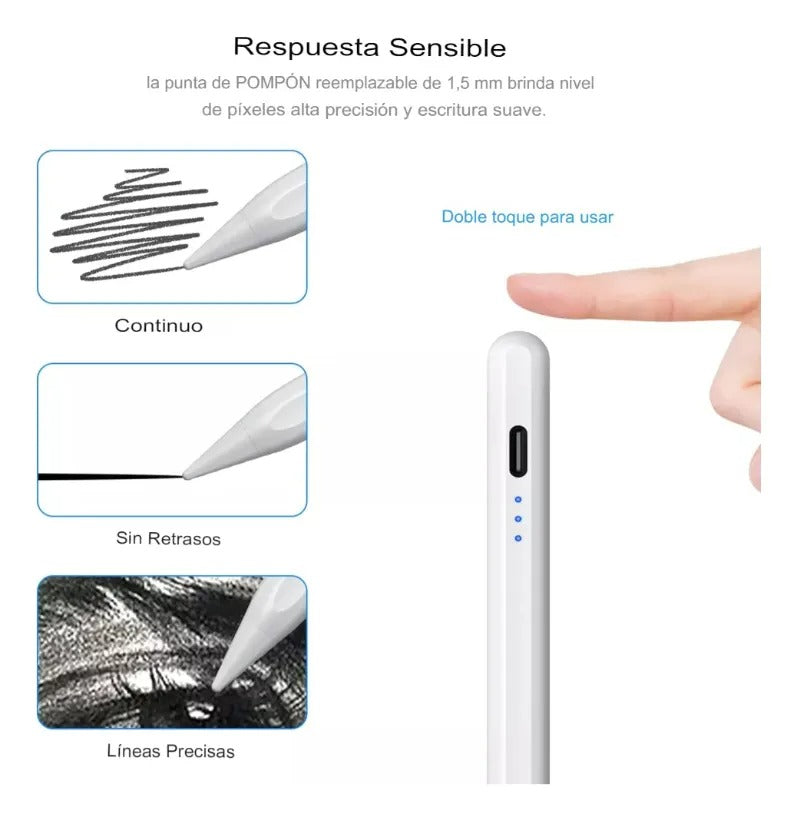 Lapiz Optico Tactil Universal Blanco